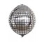 13" wide Silver Disco Ball Orb Mylar Foil Balloon Party Wedding Decorations